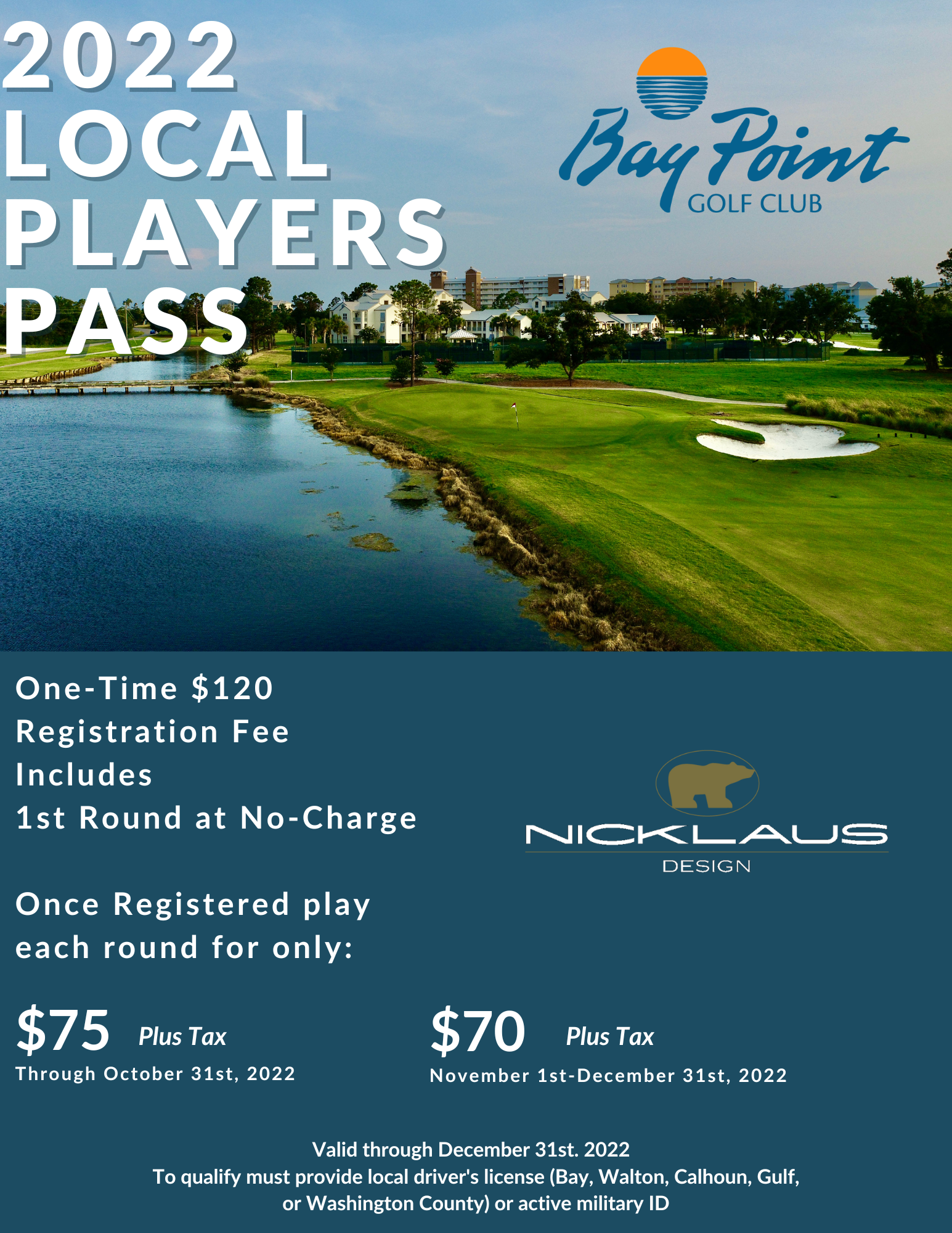 Local Pass Bay Point Golf Club Nicklaus Course
